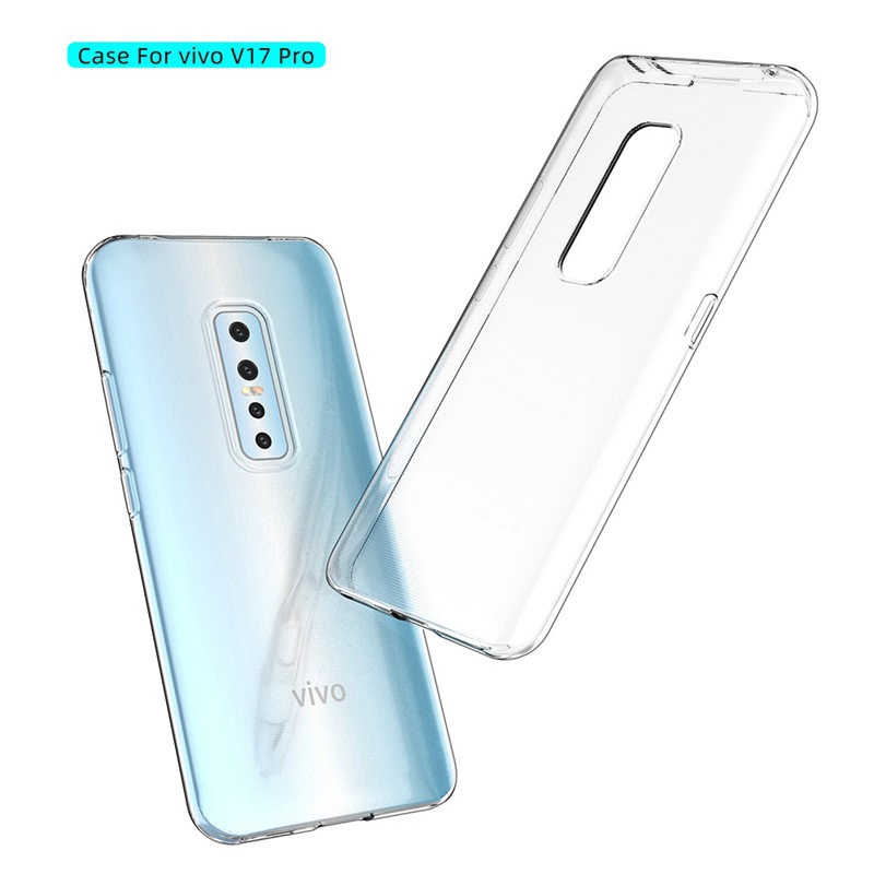 VIVO V17 Pro เคสซิลิโคนโปร่งใส TPU ฝาหลังเคสโทรศัพท์แบบนุ่ม VIVO V17Pro V 17 Pro ปลอก
