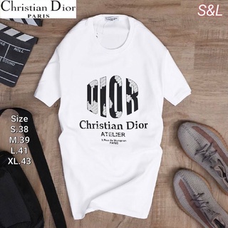 dior เสื้อยืดแขนสั้น