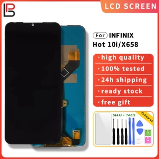 อะไหล่หน้าจอสัมผัส Lcd แบบเปลี่ยน สําหรับ Infinix Hot 10i X658