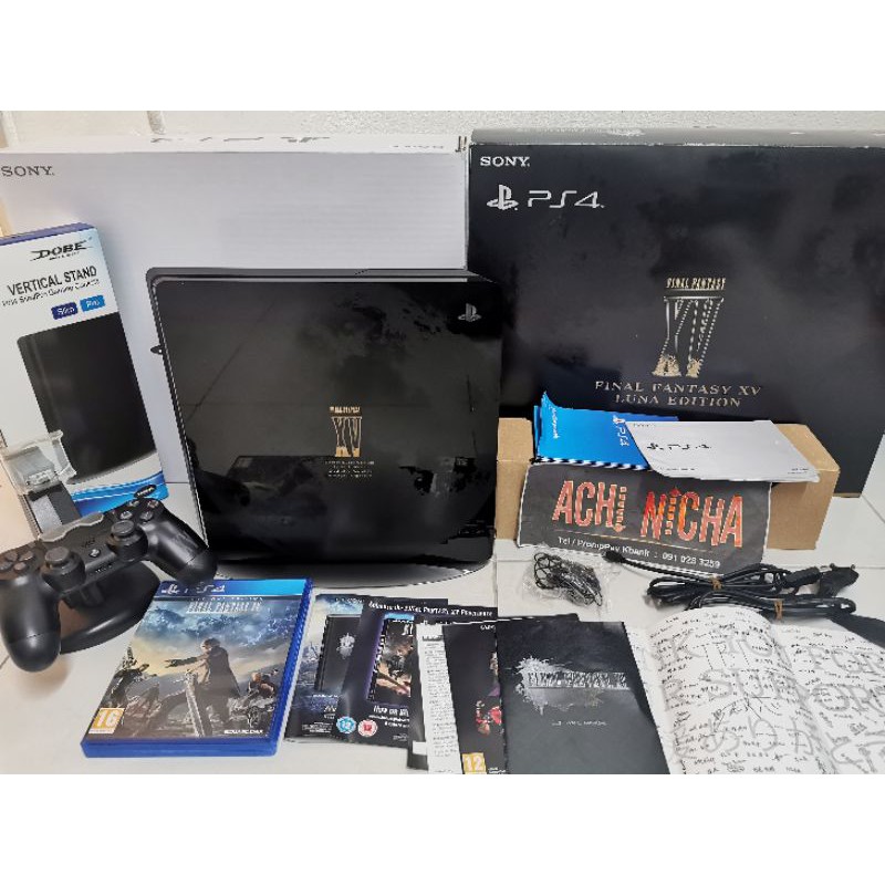 Ps4 Slim Limited Final Fantasy Xvluna Edition 1tb ม อสอง Shopee Thailand