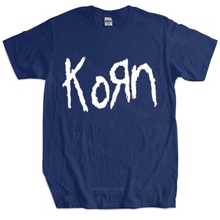 เสื้อยืดผ้าฝ้าย เสื้อยืดแขนสั้น พิมพ์ลาย Awesome Korn Old School สีดํา สําหรับผู้ชาย