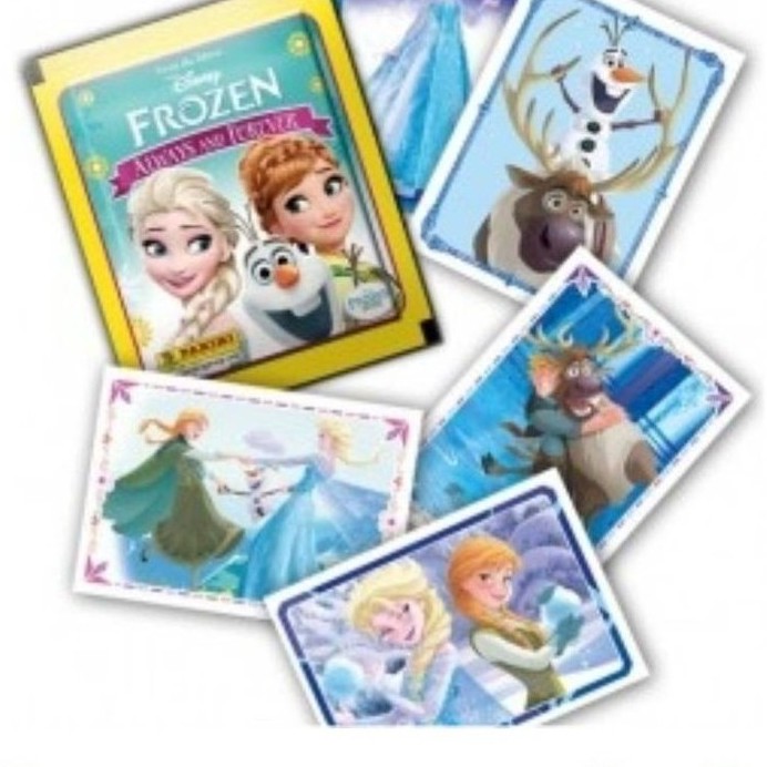 สติ๊กเกอร์สะสม Frozen Always & Foreverยกกล่อง 50 ซอง