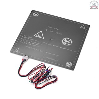 J&amp;F Anet 12V 3D Printer Hot Bed Heating Platform Heatbed Aluminum 300 * 300 * 3mm with Hot-bed Wire