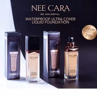 Nee Cara Waterproof Ultra Cover Foundation N589 รองพื้น นีคาร่า ปกปิดดีเยี่ยม กันน้ำ กันเหงื่อ