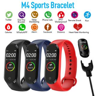 ♢[Ready stock/cod]♢ M4 Smart Watch 4 Mi Band สายรัดข้อมืออัจฉริยะ Wristband Bluetooth 5.0 Sports นาฬิกาออกกำลังกาย