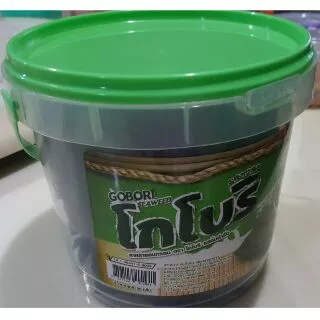 สาหร่าย ทอด อบกรอบ โกโบริ 1 ถัง มีขนาด 50 กรัม และ 100 กรัม สาหร่ายโกโบริ รสออริจินัล และรสต้มยำ