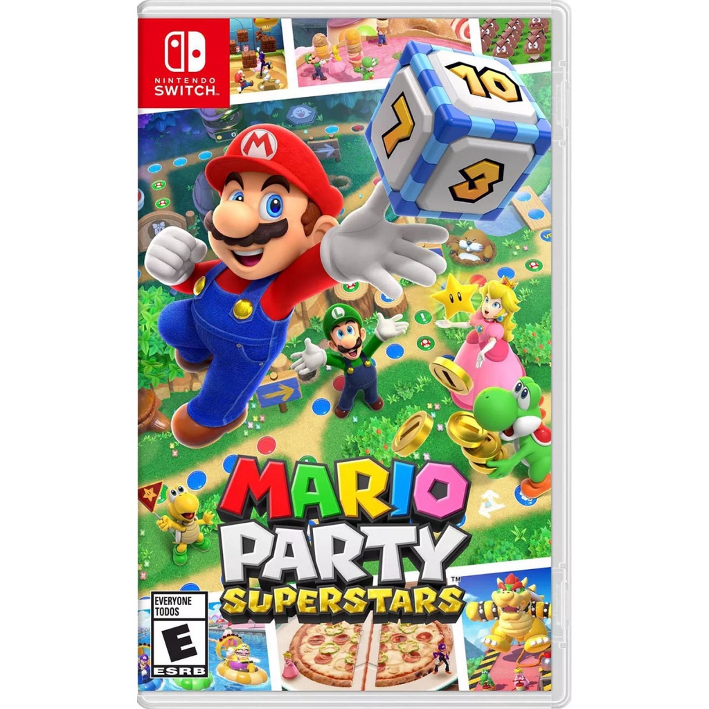 Mario party superstars us en ใหม่ มือ1 พร้อมส่ง เกม mario nintendo switch 2023 nsw multiplayer online หลายผู้เล่น