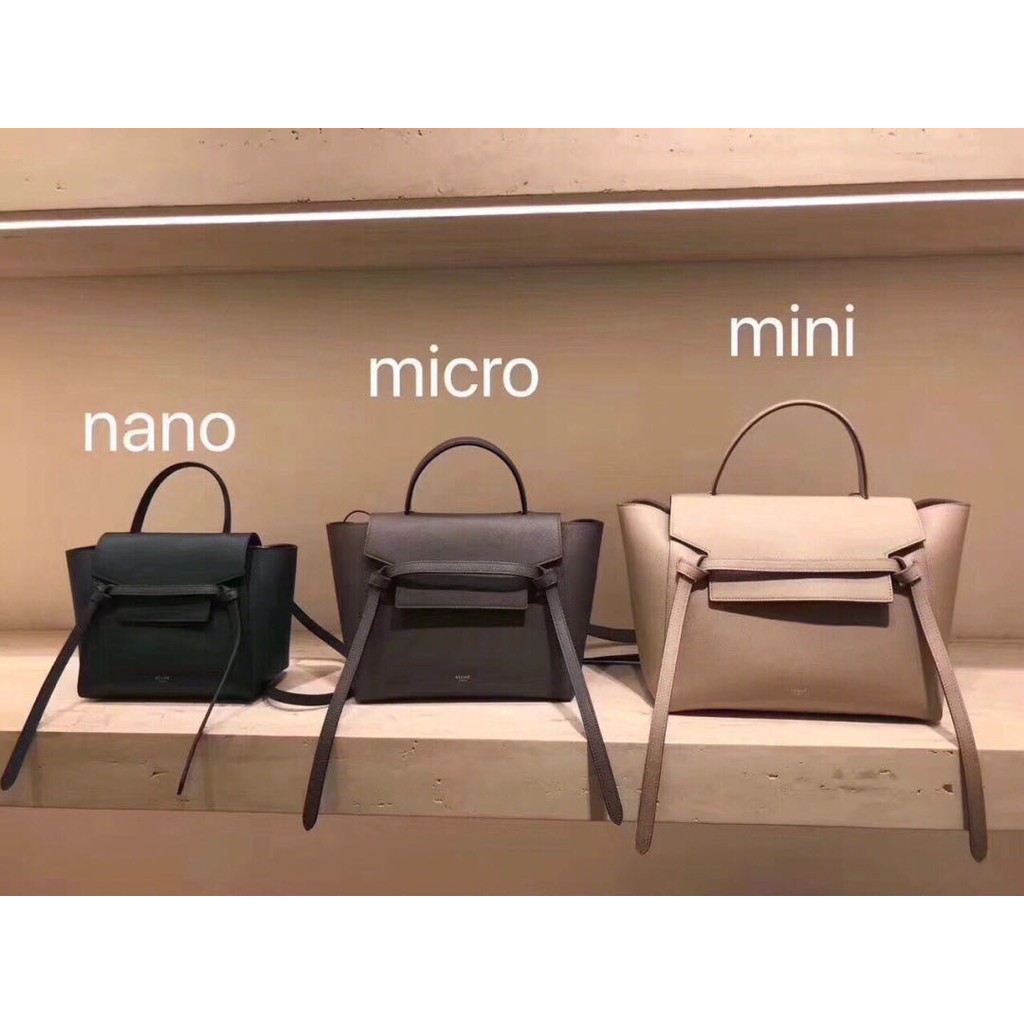 Celine Nano Vs Micro Belt Bag atelieryuwa.ciao.jp