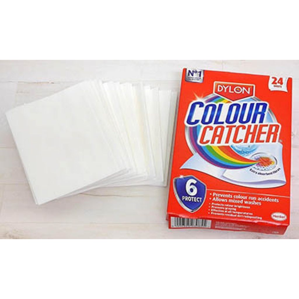 Dylon colour catcher 🔥 ลดพิเศษ 🔥 แผ่นดูดสีกันสีตกของแท้ แบบ  12, 22 แผ่น นำเข้าจากอังกฤษ หมดปัญหาซัก