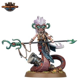 [พร้อมส่ง] Warhammer AOS: DAUGHTERS OF KHAINE: MELUSAI IRONSCALE โมเดลเกมสนามจำลอง