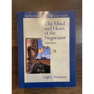 หนังสือThe mind and heart of the negotiator