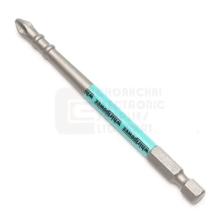 Whirlpower ดอกไขควงแฉก PH2 ยาว 50มม/70มม/90มม/100มม/150มม มี Torsion Zone รุ่น R042-22 (Made in Taiwan)