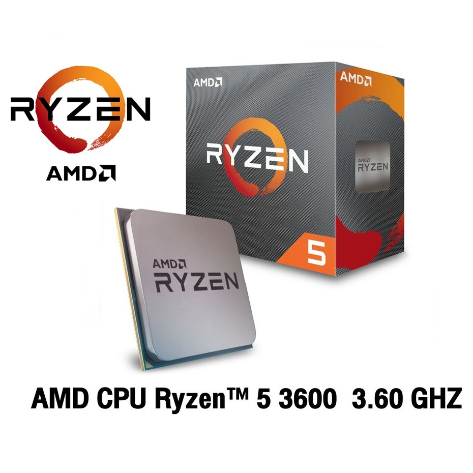 CPU (ซีพียู) AMD AM4 RYZEN 5 3600 3.6GHz Warranty 3 - y IKxY Luo6