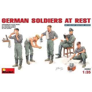 โมเดลฟิกเกอร์ทหาร MiniArt 1/35 MI35062 German Soldiers At Rest