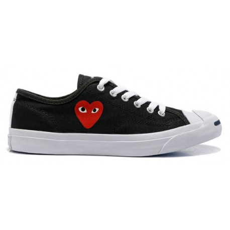 รองเท้าผ้าใบ Converse Jack Purcell - Converse PlayBoyดำ