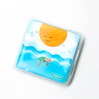 Kidsme Squeak Bath Book สมุดลอยน้ำสำหรับบีบเล่นในน้ำเพื่อเสริมสร้างพัฒนาการ ลายทะเล