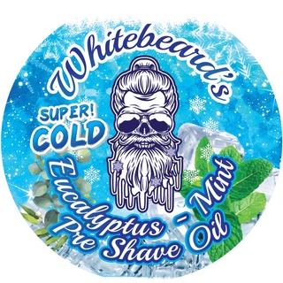 Pre Shave Oil - Whitebeards Super Cold Eucalyptus and Mint Formula