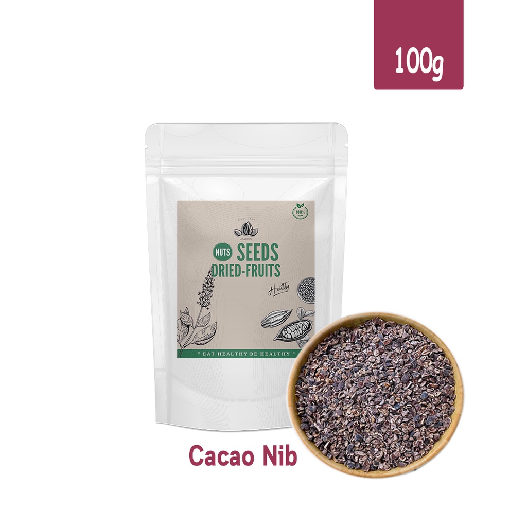 Cacao Nibs คาเคานิบส์ ตราจาวิส ขนาด 100g
