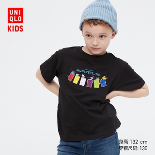 Uniqlo UT เสื้อยืดแขนสั้น พิมพ์ลายแอนิเมชั่น Pixar สําหรับเด็กผู้ชาย และเด็กผู้หญิง 451531