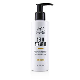 AG HAIR Set It Straight Argan Straightening Lotion Size: 148ml/5oz