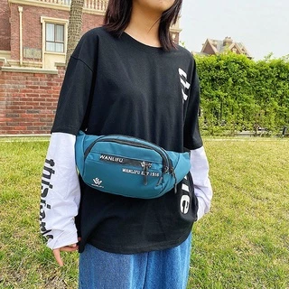 bag_1(BAG1698) กระเป๋าคาดอกและเอวลายWANLIFUช่องเยอะมาก