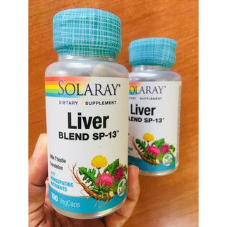 Liver Blend SP-13 100 VegCaps (Solaray®) สูตรรวมสมุนไพร 6 ชนิด ที่ล้วนช่วยบำรุงตับ และ ล้างพิษให้ตับ