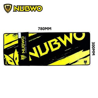 Nubwo แผ่นรองเมาส์ รองคีย์บอร์ด ไซต์ยาว 300x780มม.