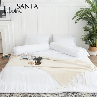 SANTA Bedding ชุดผ้าปูที่นอนพร้อมผ้านวม สีขาว
