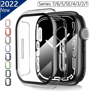 Glass + Cover For Apple Watch case 6/SE/5/4/3/2/1 iWatch 42mm 38mm bumper Tempered Glass for apple watch 44mm 40mm