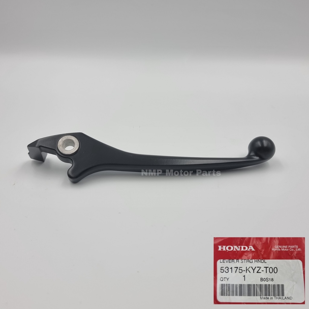 มือเบรค ขวา มือดิส สีดำ WAVE 125I ปลาวาฬ โฉมปี 2012-2018 แท้ HONDA LEVER มือเบรก  UK