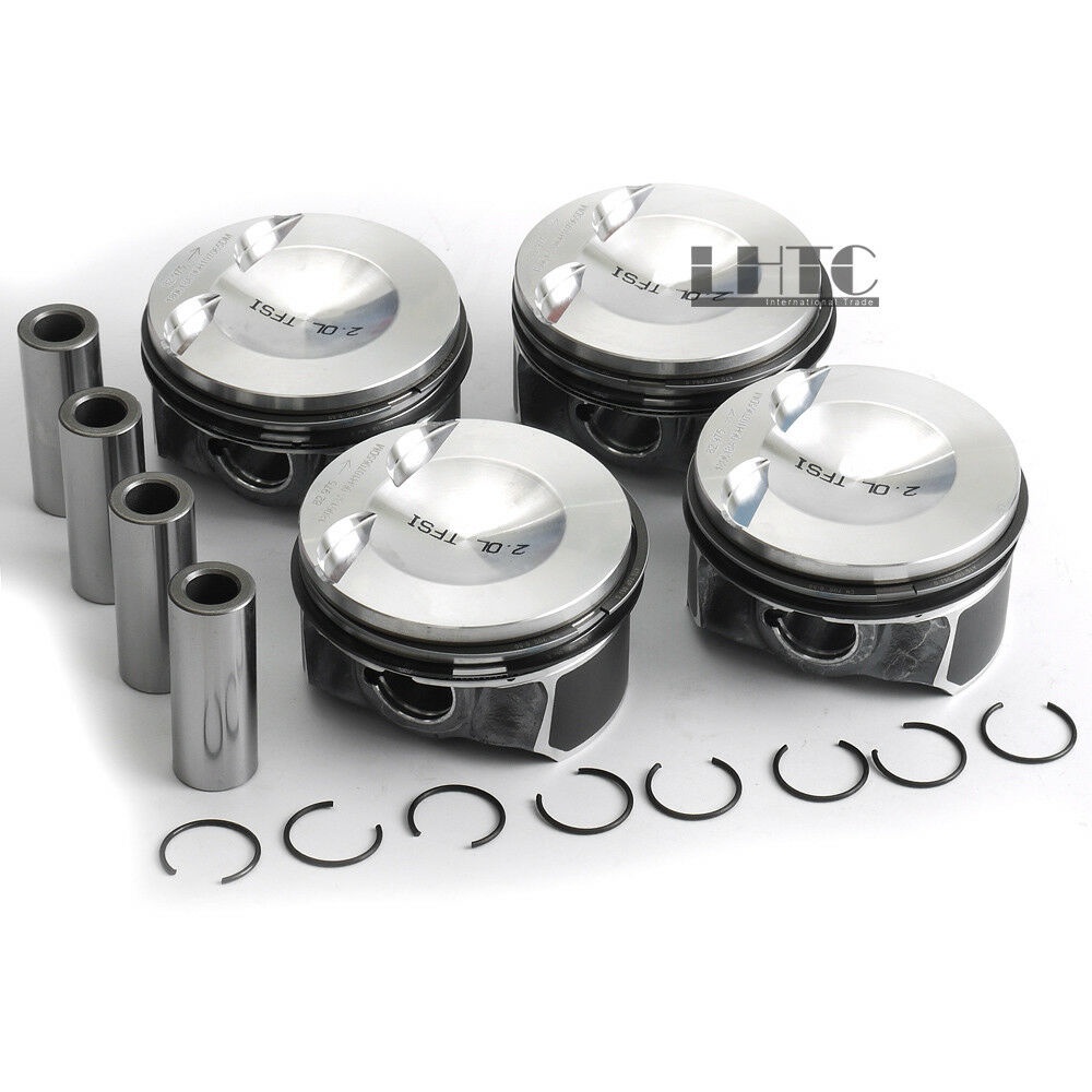Engine Pistons & Rings 0.50mm 83mm / Φ21mm Oversized Set For Audi A3 A4 A5 VW Tiguan 2.0 TSI 16V EA8