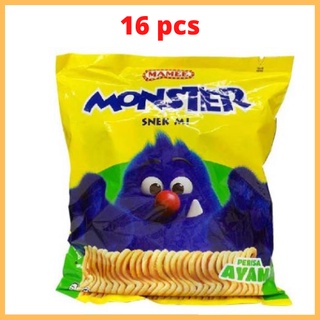 Mamee Monster Noodle Snack ขนมก๋วยเตี๋ยว (25gx16sachet)