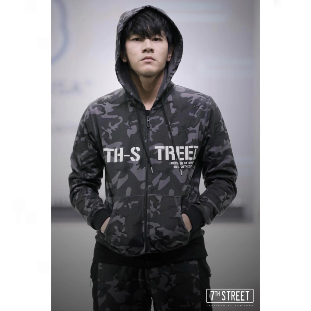 ✈7th Street Hood เสื้อฮู้ด แบบซิบหน้า รุ่น HDSVA103