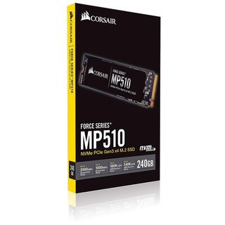 CORSAIR M.2 MP510 240GB 480GB 960GB: (CSSD-F240GBMP510)M.2 PCIe/NVMe