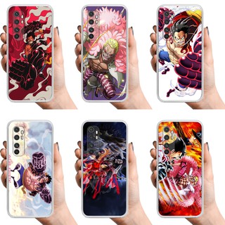 Case Xiaomi Mi note 10 lite Cartoon One Piece Luffy เคส Case Soft TPU Silicone Matte Cover Casing เคสซิลิโค