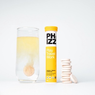 Phizz vitamin C เม็ดฟู่แร่ธาตุ 19 ชนิด ให้พลังงานตามธรรมชาติ (เทียบเท่ากับส้ม 3 ผล🍊🍊)