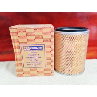 กรองอากาศ CORNER สำหรับ ISUZU 250/76 ,บัดดี้ ,ทรูเปอร์ดีเซล,WFR (C-ISA03)