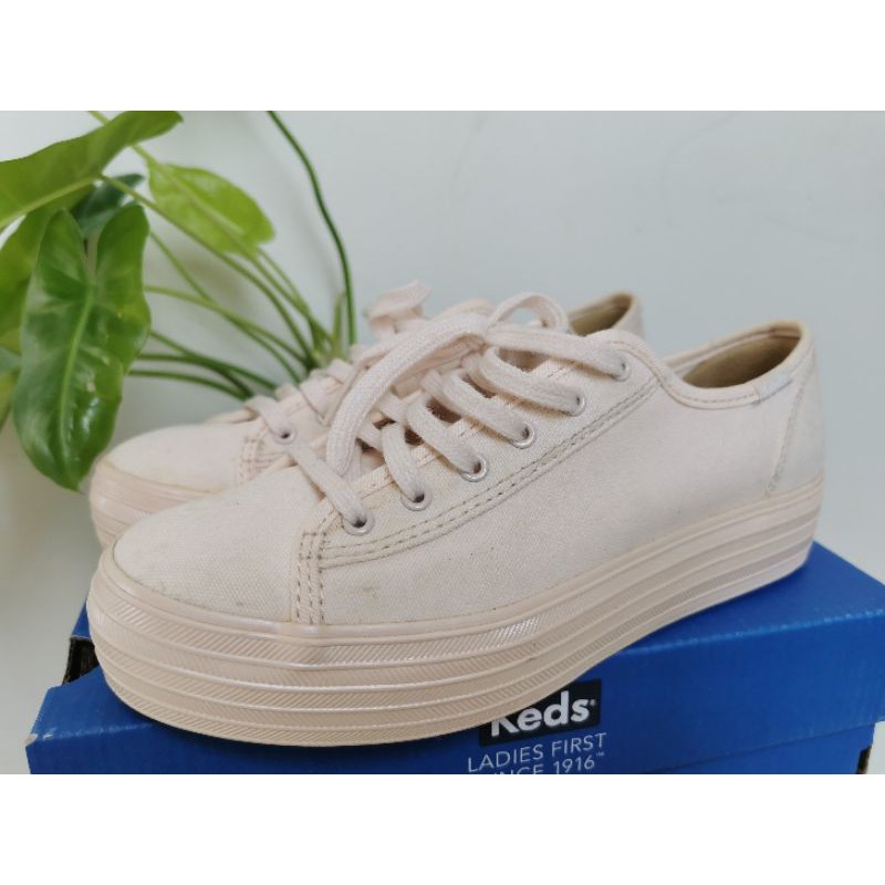 keds triple kick shimmer pink