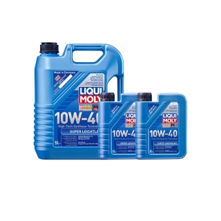 Special Set Liqui Moly น้ำมันเครื่อง เซ็ต 7 ลิตร 10W-40 SUPER LEICHTLAUF เกรดสังเคราะห์