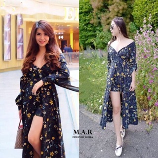 Maxi Dressสุดเก๋ด้านในเป็นกางเกงขาสั้นค่า