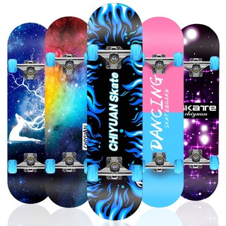 สเก็ตบอร์ด Skateboards ขนาด80*20*10cmรุ่นCY-3108 เมเปิ้ลเกรดเอ ทนทานไม่แตกง่าย สเก็ตบอร์ดแฟชั่น  สเก็ตบอร์เด็กxushixu