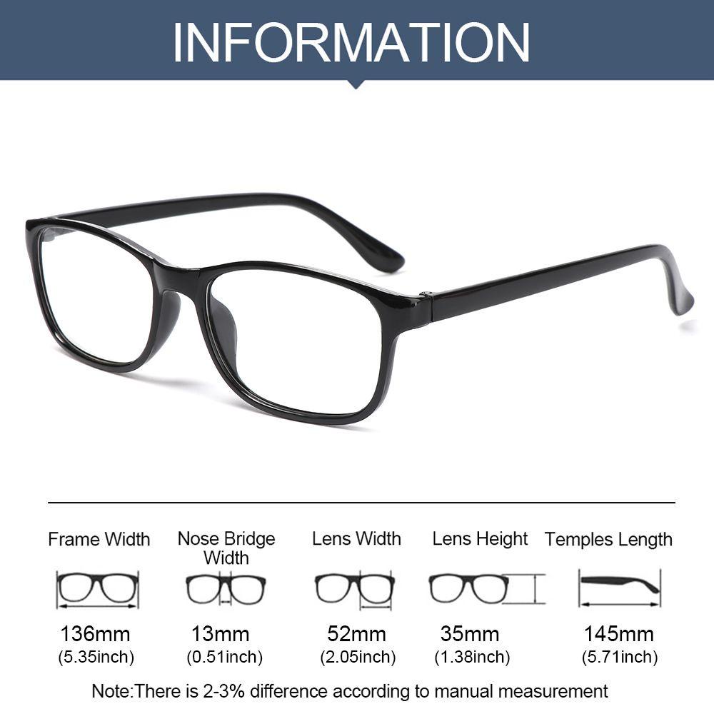 LONNG แว่นตาสายตายาวตามอายุอุปกรณ์เสริมผู้สูงอายุ +1.00~+4.0 Diopter Lightweight Vision Care - รูปที่ 2