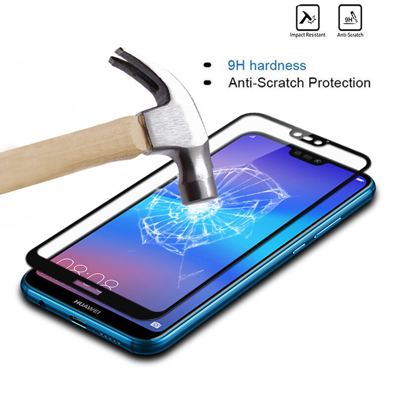 2 in 1 ฟิล์มกระจกและเลนส์กล้องสําหรับ huawei p 30 p 30 pro p 20 lite p 20 #8