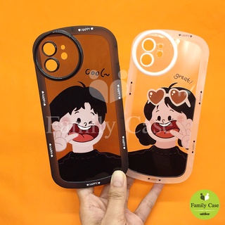 Sam A03/A13 (5G)/A33 (5G) เคสมือถือนิ่มใส TPU กันกล้องกลมพิมพ์ลายการ์ตูน