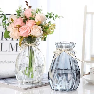 [Becky home shop] แจกันแก้ว แจกันประดับห้องสุดสร้างสรรค์ แจกันทรงยุโรป แจกันตกแต่งห้องนั้งเล่น แจกันเหลี่ยมเพรช