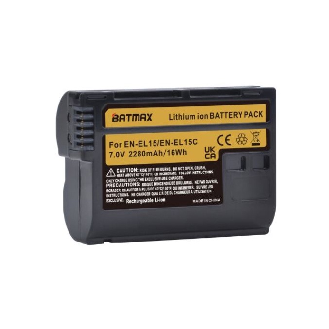 แบตเตอรี่ EN-EL15C EN-EL15 สำหรับกล้อง Nikon