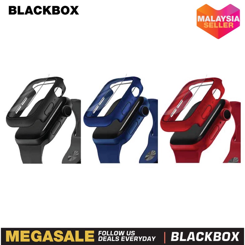 Uniq Nautic กระจกนิรภัยกันชนแบบบาง Apple Watch Case 40mm & 44mm