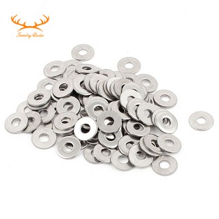 ☀Stock☀100pcs M3 3 mm metric 304 Stainless steel Flat washer