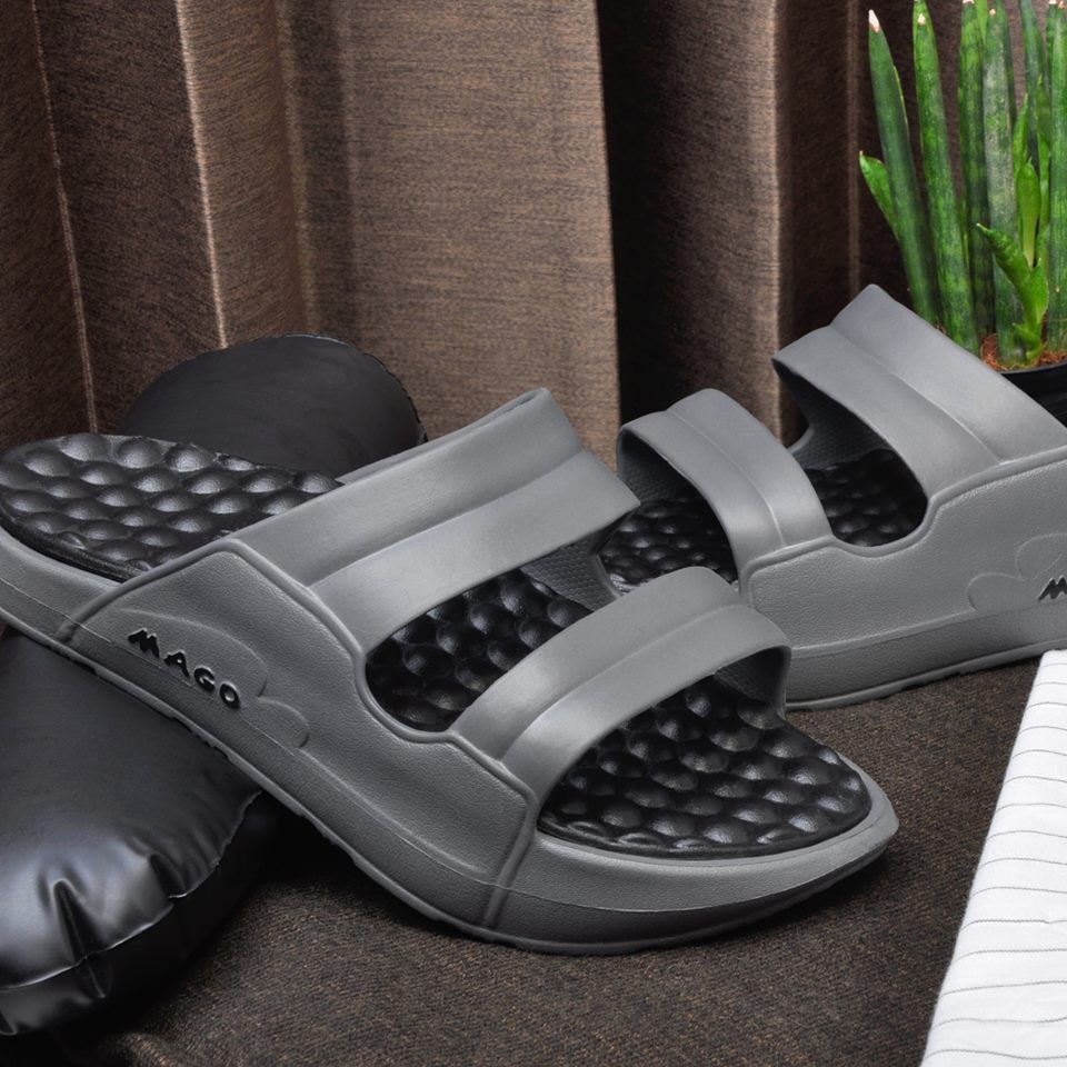 MAGO FOOTWEAR " CURVE " ( เทา ) รองเท้าสุขภาพ