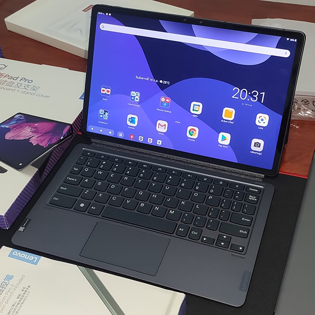 Lenovo Table P11 Pro WIFI Ram 6 ROM 128 free keyboard (พิมพ์ไทยได้) pen and case (มือสอง) ผ่อน 0% 10